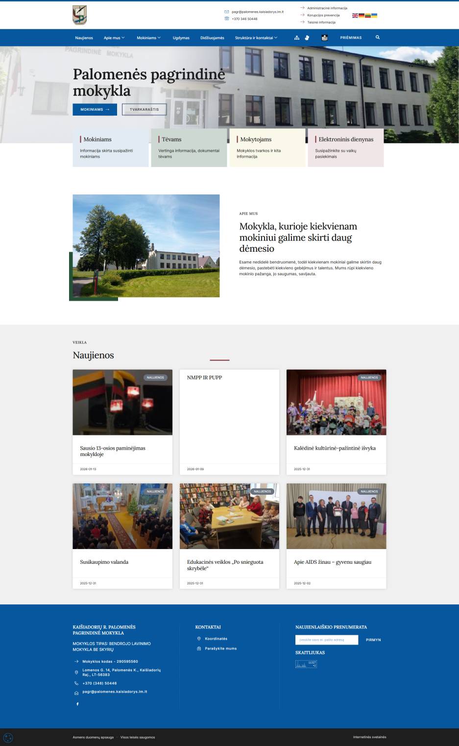 Palomenė Primary School in Kaišiadorys District